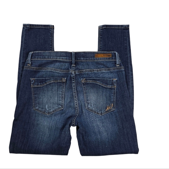 Express Jean Leggings Mia MidRise Sz6 - Picture 3 of 9